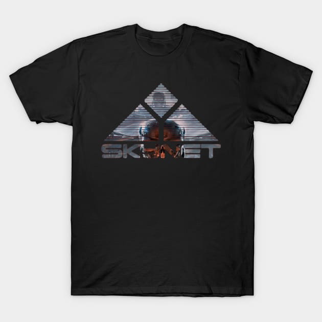 Skynet t-shirt T-Shirt by Andre design